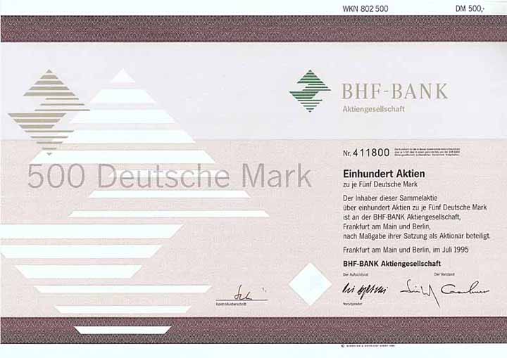 BHF-Bank AG