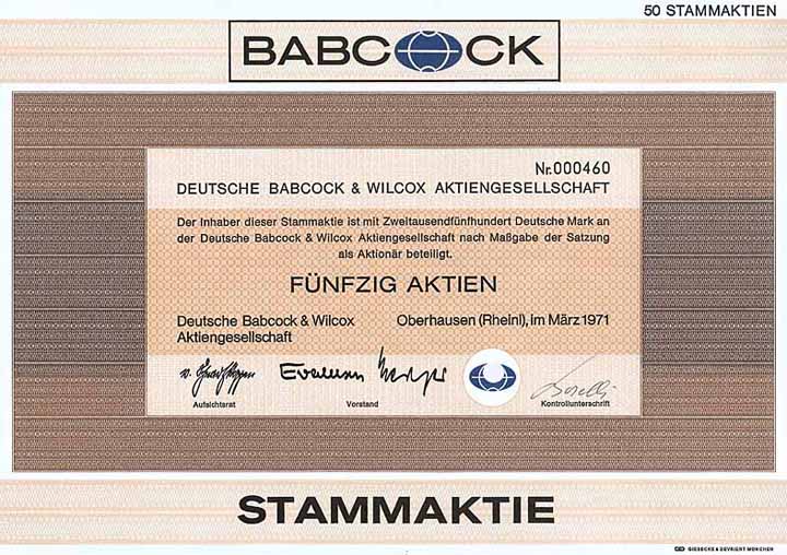 Deutsche Babcock & Wilcox AG