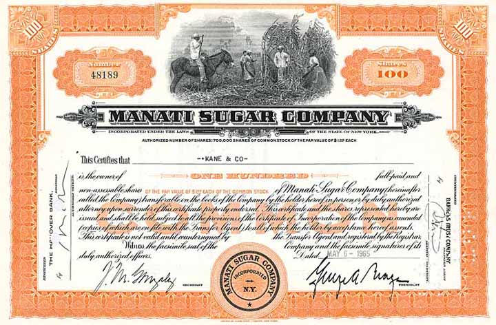 Manati Sugar Co.