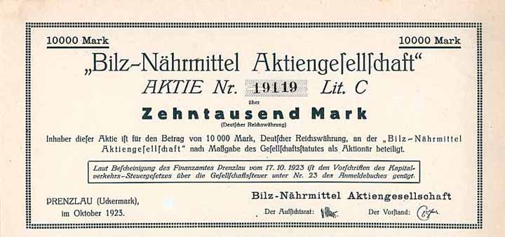 Bilz-Nährmittel AG