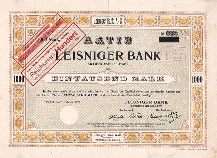 Leisniger Bank AG