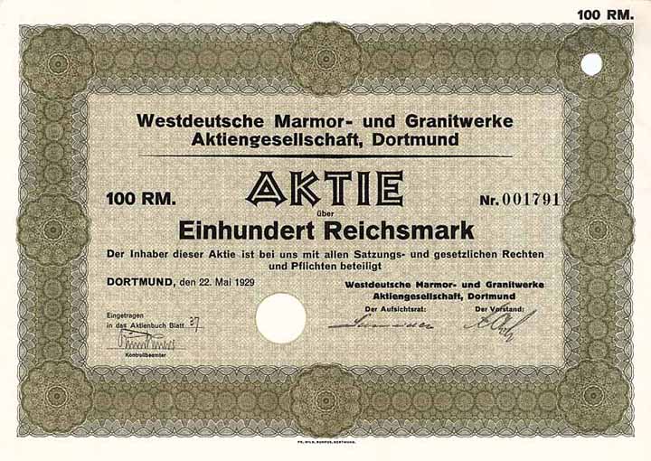 Westdeutsche Marmor- und Granitwerke AG