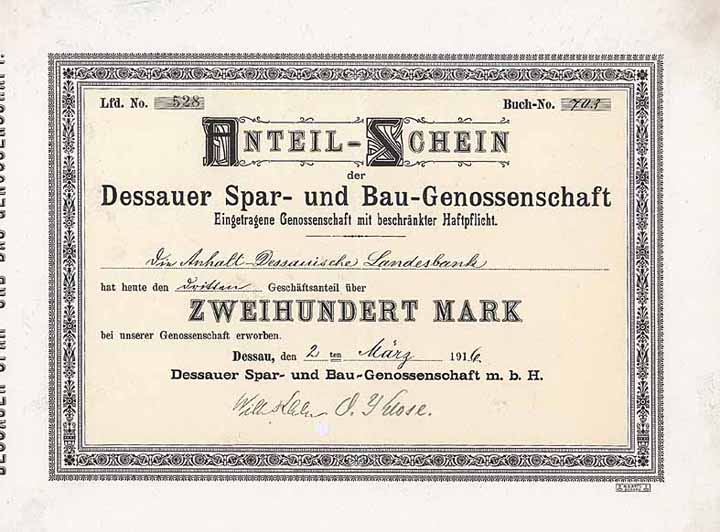 Dessauer Spar- und Bau-Genossenschaft eGmbH