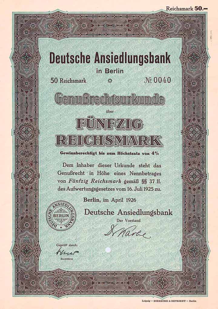 Deutsche Ansiedlungsbank