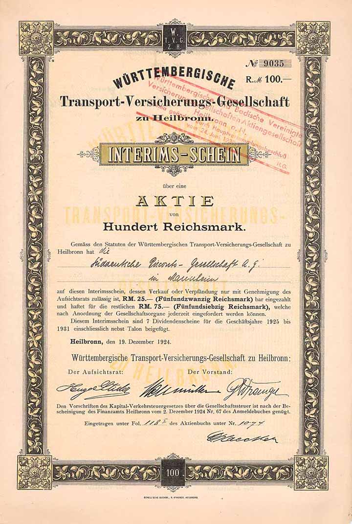 Württembergische Transport-Versicherungs-Gesellschaft