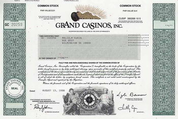 Grand Casinos, Inc.