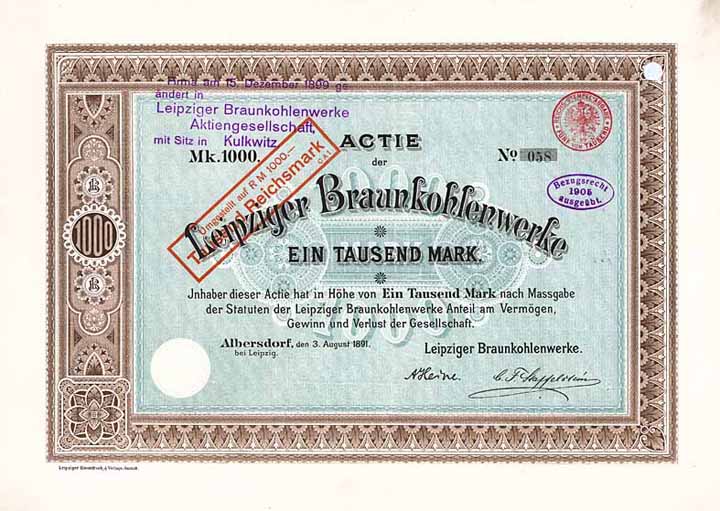 Leipziger Braunkohlenwerke AG