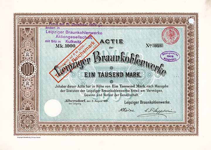 Leipziger Braunkohlenwerke AG