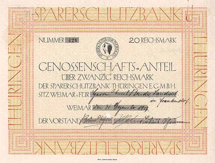 Sparerschutzbank Thüringen eGmbH