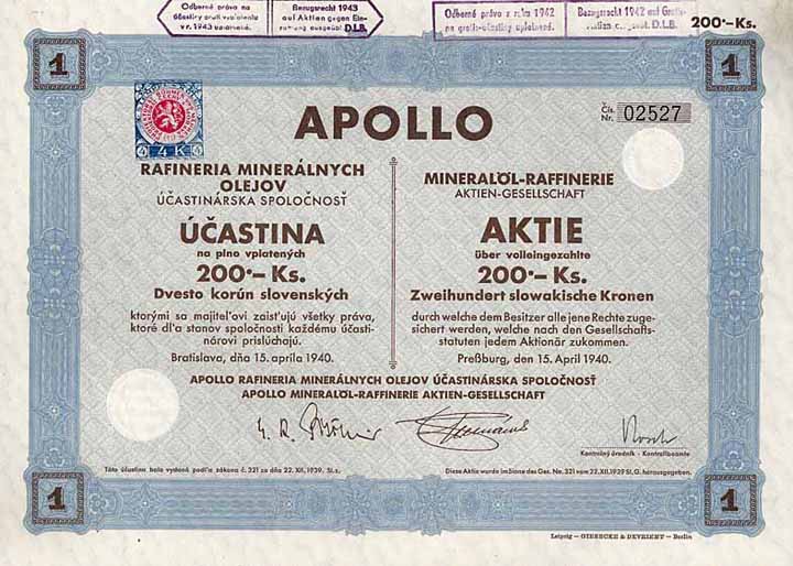 Apollo Mineralöl-Raffinerie AG