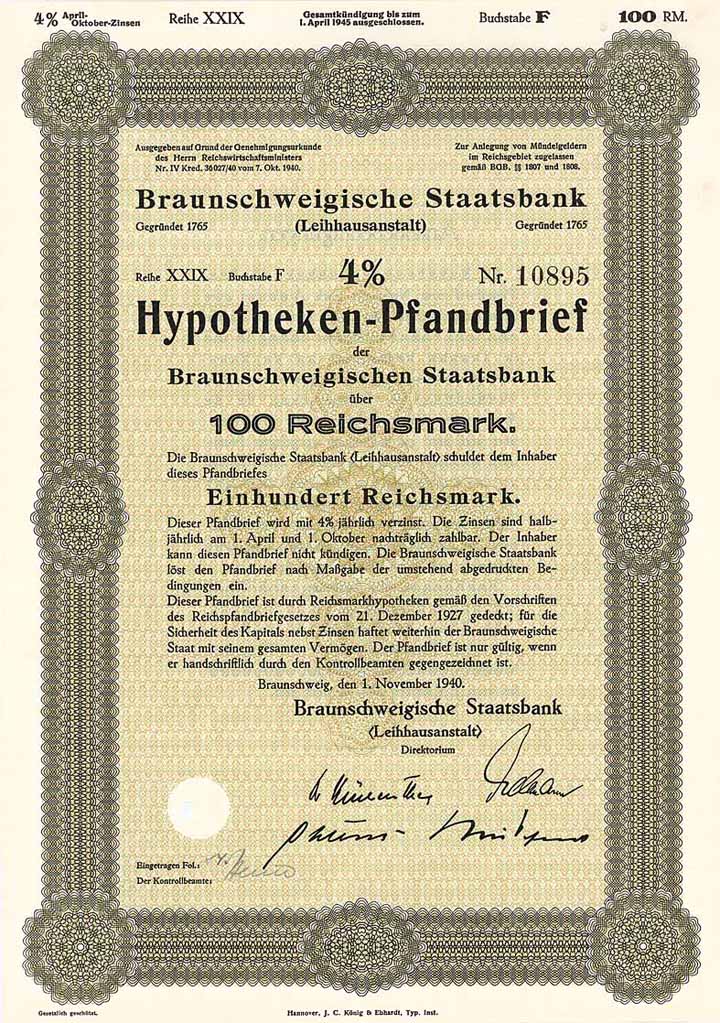 Braunschweigische Staatsbank (Leihhausanstalt)