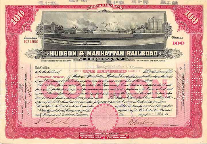 Hudson & Manhattan Railroad