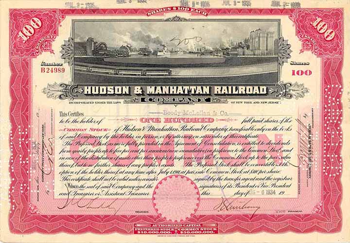 Hudson & Manhattan Railroad