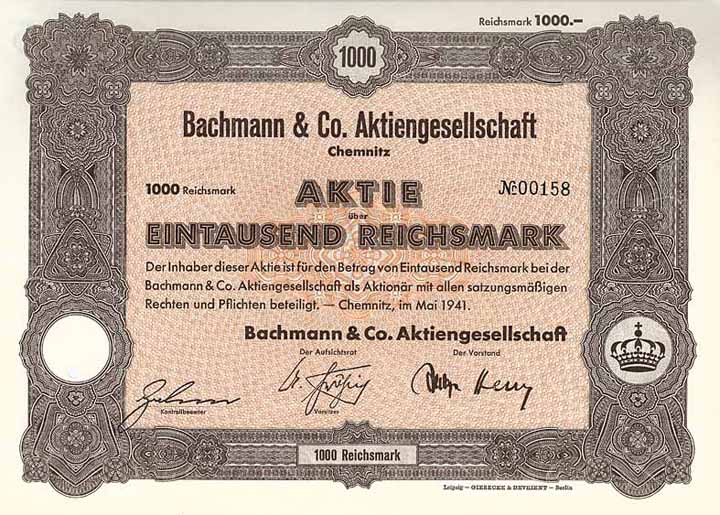 Bachmann & Co. AG