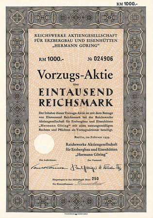 Reichswerke AG für Erzbergbau und Eisenhütten "Hermann Göring"