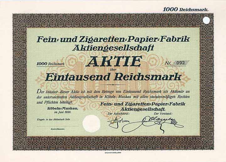 Fein- und Zigaretten-Papier-Fabrik AG