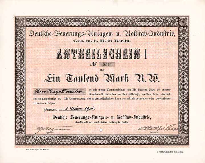 Deutsche Feuerungs-Anlagen- u. Roststab-Industrie GmbH