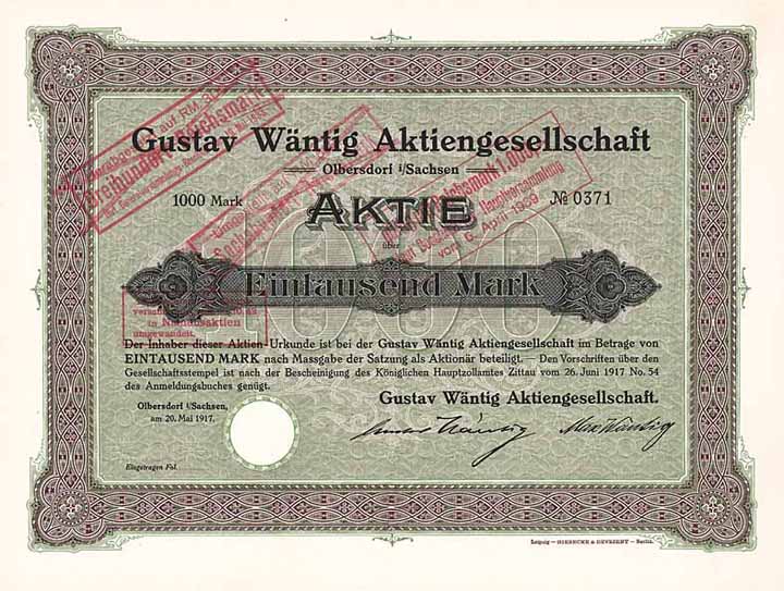 Gustav Wäntig AG