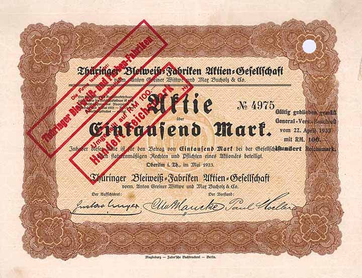 Thüringer Bleiweiß-Fabriken AG