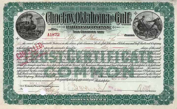 Choctaw, Oklahoma & Gulf Railroad