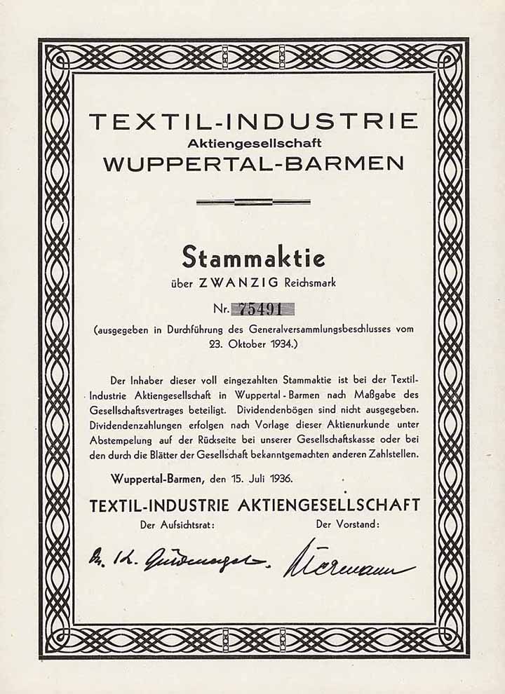 Textil-Industrie AG