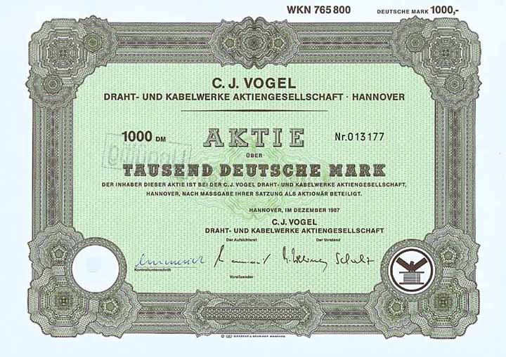 C. J. Vogel Draht- und Kabelwerke AG