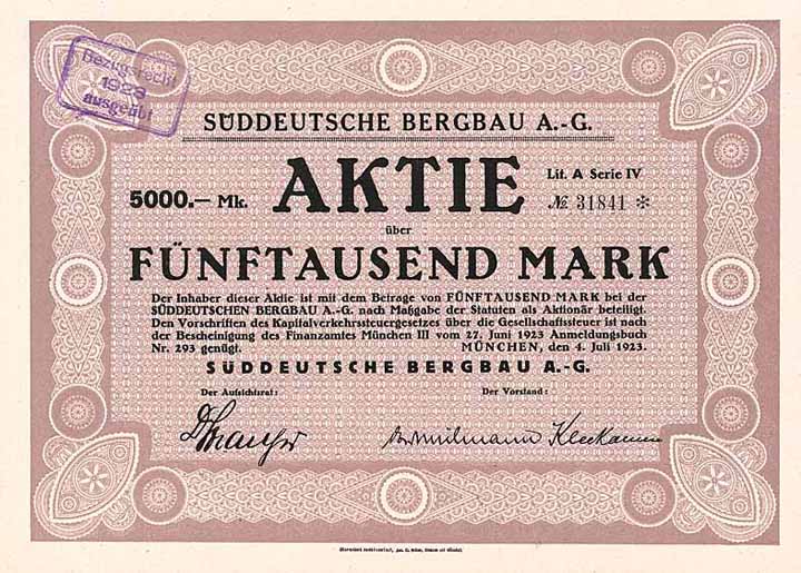 Süddeutsche Bergbau AG