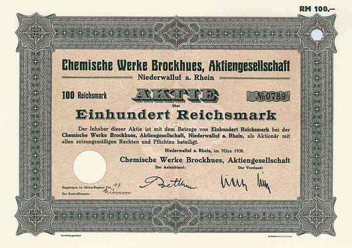 Chemische Werke Brockhues AG