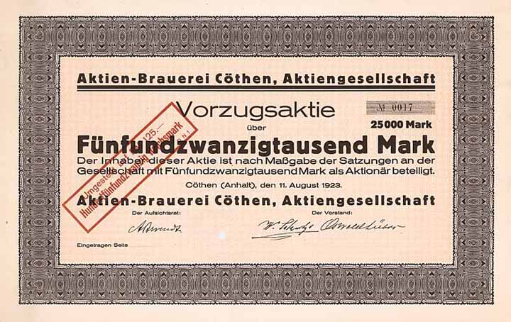 Aktien-Brauerei Cöthen AG