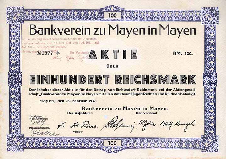 Bankverein zu Mayen
