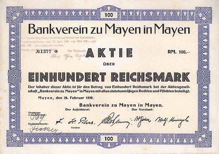 Bankverein zu Mayen