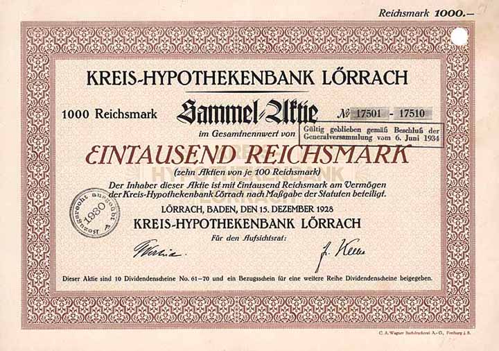 Kreis-Hypothekenbank Lörrach