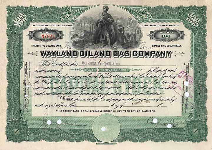 Wayland Oil and Gas Co.