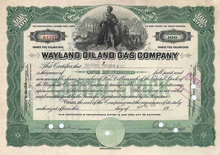 Wayland Oil and Gas Co.