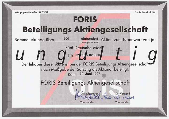 FORIS Beteiligungs AG