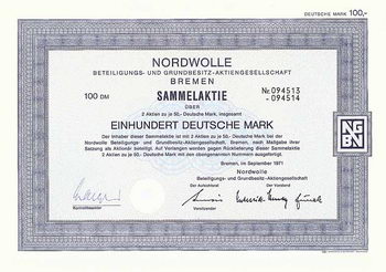 Nordwolle Beteiligungs- und Grundbesitz-AG