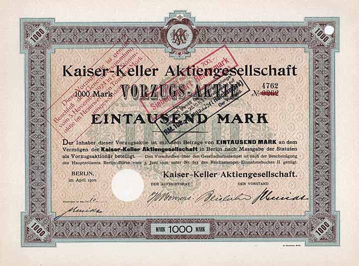 Kaiser-Keller AG