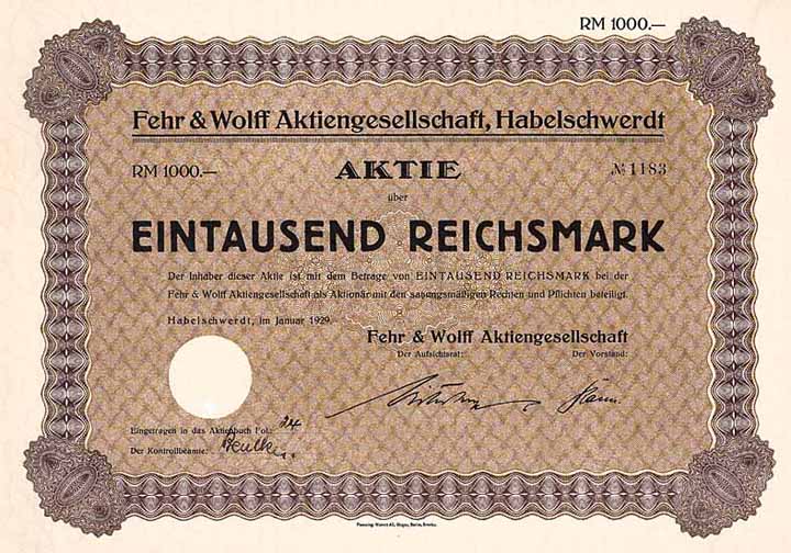 Fehr & Wolff AG