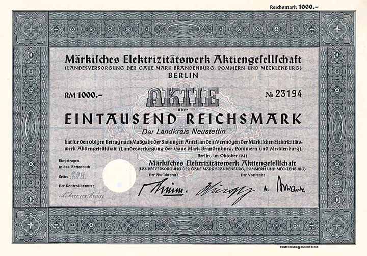 Märkisches Elektricitätswerk AG