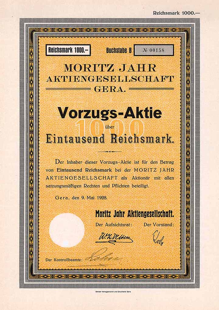 Moritz Jahr AG