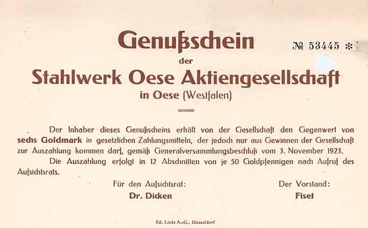 Stahlwerk Oese AG