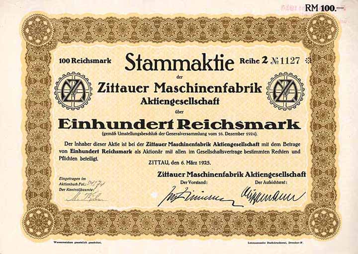 Zittauer Maschinenfabrik AG