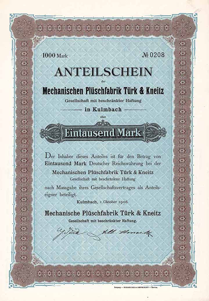 Mechanische Plüschfabrik Türk & Kneitz GmbH