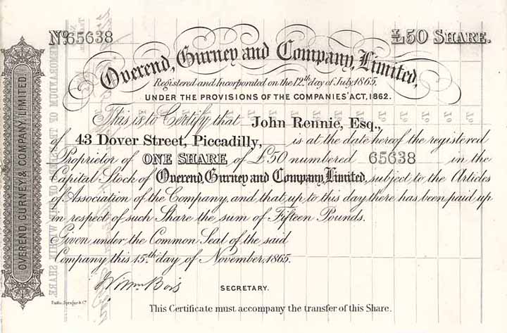 Overend, Gurney and Company, Ltd.