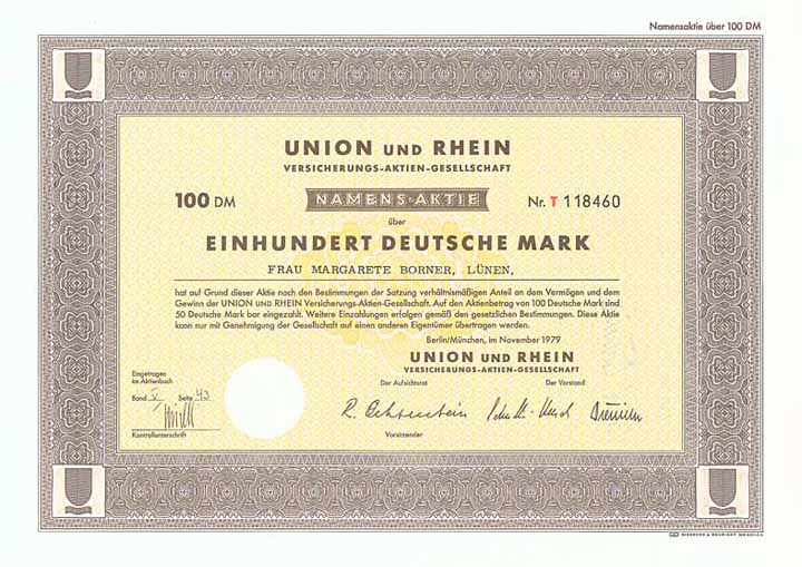 UNION und RHEIN Versicherungs-AG