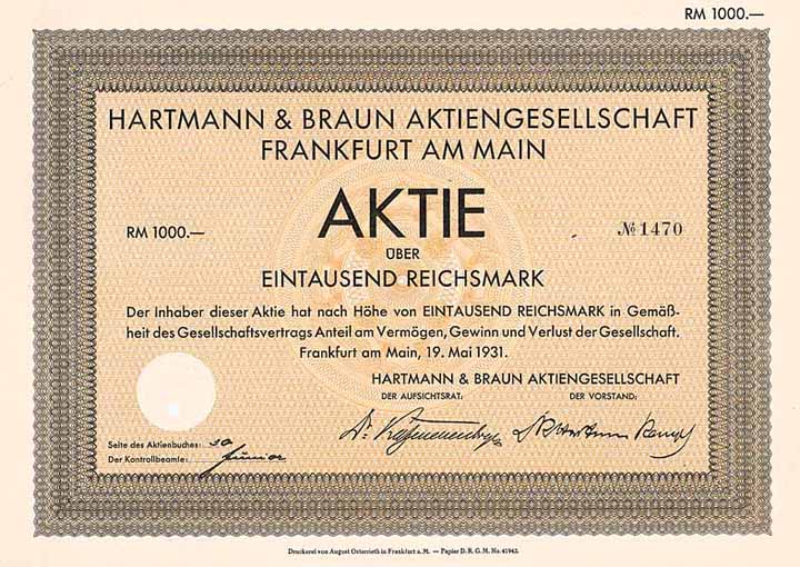 Hartmann & Braun AG