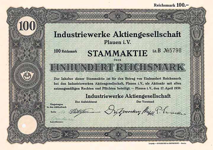 Industriewerke AG