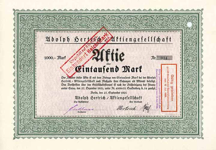 Adolph Hertrich AG