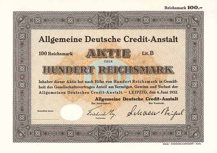 Allgemeine Deutsche Credit-Anstalt