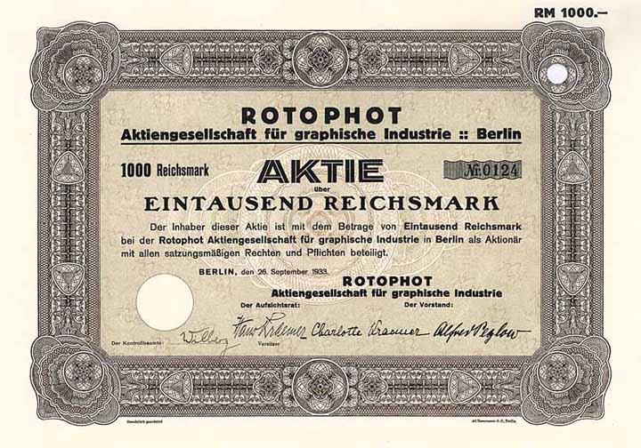 Rotophot AG für graphische Industrie